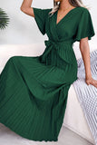 Flutter Sleeve Belted
