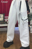 New Y2k Harajuku Women's Trousers Japanese pattern hip hop pants for women wide leg pant men jogger casual Oversize