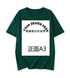 Pattern Printed T-Shirt Small Batch Order Stable Short Sleeve Top
