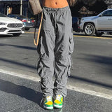 Print Streetwear Joggers Parachute Cargos Casual Loose Y2K Baggy Sweatpants Harajuku Chic Fashion