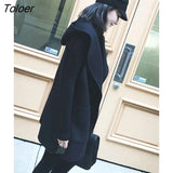 Vests Women Long Style Sleeveless Autumn Outerwear All-match Pure Pockets Design Streetwear Females New Arrival Mujer
