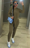 Casual Irregular Hoody Top and Pants