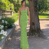 Toloer Spring / Summer Ins Wind Women's New Sexy Slim Back Strap Floral Dress Woman-Outfit