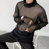 Mesh Turtle Neck
