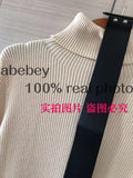 Autumn Winter Women Knitted Dress Turtleneck Sweater Dresses Lady Slim Bodycon Long Sleeve Bottoming Dress