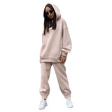 Piece Outfits Oversized Hoodie and Pants Casual Sport Suit Winter Two Piece Set Autumn Women's Tracksuit 2020
