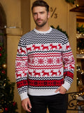New Year's Clothes Women Men Matching Sweaters Christmas Family Couples Jumpers Casual O Neck Knitwear Warm Thick