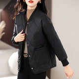 Winter New Small Cotton Jacket Large Size Women's Fat Mm Plus Thick Short Down Cotton