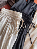 Wide Leg Pants Women's Clothing High Waist Print Trousers Chinese Style Straight Fashion Pantalon Femme 2023 New