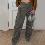 Size Friendly Y2K Cargo Pants-Outfit