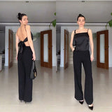 2025 New Women's Solid Color Repair Behind The Back Strap