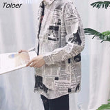 Women Printed Leisure Chic Unisex BF Couples Thin Breathable Fashion All-match Summer 2XL Loose Ulzzang Retro New