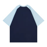 Star Graphic Raglan Short Sleeve Oversized Tee-Outfit