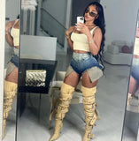 Women's Summer Fashion Sexy Hottie High Waist Gradient Tuxed Big Pocket