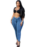 Women's New Women's Jeans Street Fashion Washing Denim Casual Elastic