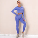 Women Gym Sets Female Sport Leggings Gym suits Wear Running Clothes Fitness Sport Workout Suit Long Sleeve Shirts