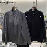 Ropa Mujer Streetwear Fashion Sweatshirts Women Patcheork Casual Oversized Tops Y2k Clothes Korean Harajuku Hoodies