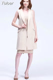 Philosophy women vest autumn jacket brand WaistCoat pockets open stitch sleeveless blue pink beige blazer colete