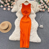 Women's Summer New Sexy Kinesith Heart-Scuttered Fashion Two-Pin Knitted