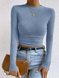 And Winter Repair With Long-Sleeved T-Shirt Rounded Women's