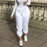 Rockmore Harajuku Joggers Wide Leg SweatPants Women Trousers High Waist Pants Streetwear Korean Casual Sporting Pant Femme