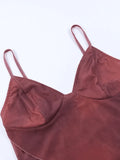 Cross Over Mesh Crop Cami Top-Outfit