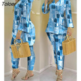 Piece Sets Womens Outifits Bell Sleeve V-Neck Casual Top & Pants Set Fashion Long Sleeve Suit Elegant Chic Daily