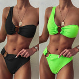 Toloer New Swimsuit Split Swimsuit Hot Selling Bikini Women's Split Swimsuit Outside Single B137-Outfit