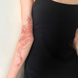 Dragon Big Size Temporary Tattoo Stickers for Men Women Arm Body Art Waterproof Fake Tatoos Tatuajes Temporales Decal