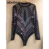 Women Sexy Backless Rompers Fashion Korean Bodycon Jumpsuits 2022 New Summer Chic Streetwear Flocking Slim Bodysuit