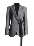 Suit 2025 Autumn New Commuter Wind Collar Long-Sleeved Casual Suit Jacket