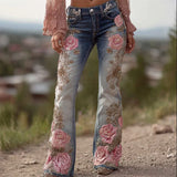 3D Digital Printing In Autumn And Winter 2025 Women's Fashion Thin Denim