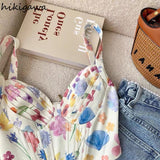 Crop Tops 2023 Women's Clothing Summer Sweet Sling Vest Tanks Backless Tunic Zipper Y2k Top Ropa Mujer Korean Sexy
