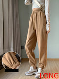 Waist Sweatpants Women Wide Leg Pants Oversized Baggy Pink Trousers Loose Sweatpants Female Khaki Pants For Women