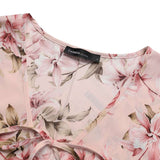 Bohemian Women Floral Printed Dress 2022 Celmia Summer Lace Up V Neck Beach Party Mini Vestidos Elegant Flared Sleeve
