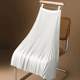 Organ Folding Long High-Waisted 100-Fold Skirt Over The Knee-Length Women's 2025 Thin