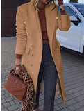 And Winter 2025 New Multi-Color Multi-Code Jacket Collar Long Coat