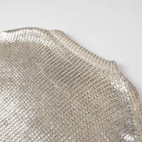 New Medium-And Long-Style Metal Round-Neck Pullover-Outfit