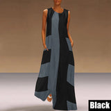 Shirt Dress Women's Summer Sundress 2022 VONDA Vintage Casual Sleeveless Sexy Dress Tunic Vestidos O Neck Robe