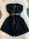 Summer Rompers Women Jeans Jumpsuit Off Shoulder Loose Casual Denim Rompers Womens Jumpsuits Wide Leg Casual Denim
