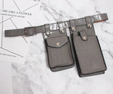 Multicolor Orange Mini-bag Split Joint Pu Leather Belt Personality Women New Fashion Tide All-match Spring 2023
