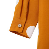 ZANZEA Autumn Women Full Sleeved Blouse Buttons Down Baggy Shirt Loose Polka Dots printed Casual Fashion Retro Elegant