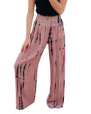 New Wish Hot Fashion Tight High-Waist Pocket Wide Leg Trousers Casual
