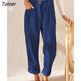 High Waist Corduroy Pants Woman Casual Loose Wide Leg Pants Women Fashion Streetwear Solid Ladies Trousers Joggers