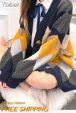 Women Knitted Cardigan Sweaters Casual Loose Button Cardigan Sweaters Coat Warm Clothes Women Autumn Winter