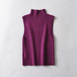 New Spring Style Simple And Slim Rib Knitted Blouse-Outfit