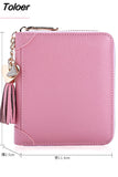 Women Credit ID Card Holder Case Extendable Business Bank Cards Bag Wallet Coin Purse Carteira Mujer