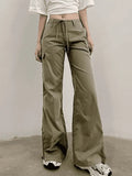 Straight Leg Pocket Cargo Pants-Outfit