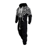 Overalls Men Pure Color Splicing Jumpsuit Long Sleeve Male Clothes Men's Jumpsuits Onesie Garment Autumn Winter