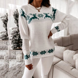 Unisex Christmas Sweater Santa Elf Funny Christmas Slim Jumper Female Autumn Winter Tops Clothing Soft Hot Sale sueters de